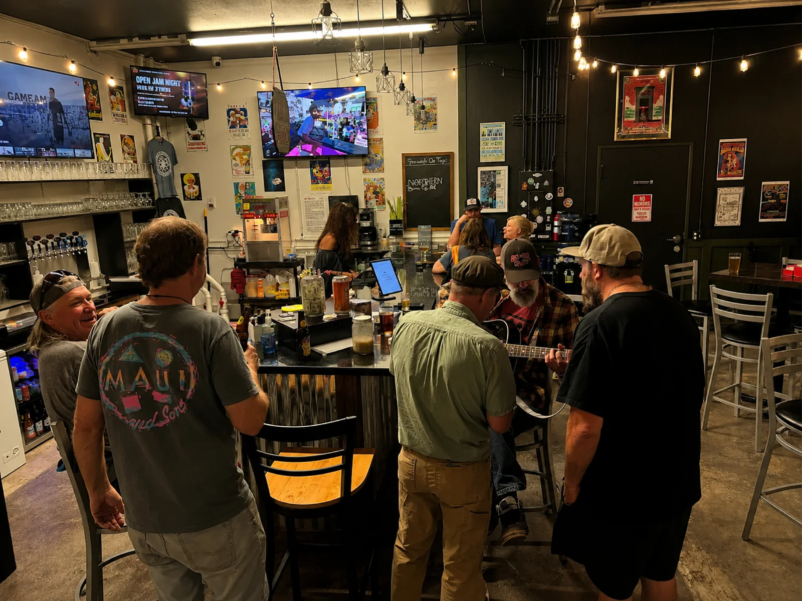 The Floating Lotus taproom arranged for a private event.